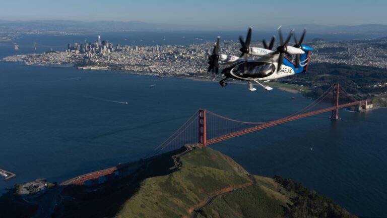 Joby Flight Computer Joby completes piloted electric air taxi flight across San Francisco ...